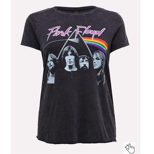 Torrid size 0 Pink Floyd crew neck tee shirt plus size band vintage classic rock